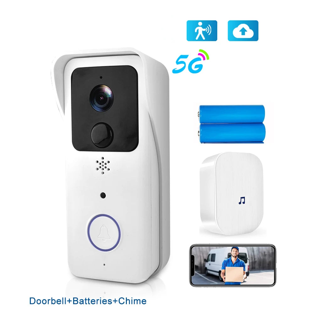 Video Doorbell 5G 2.4G WiFi 1080P