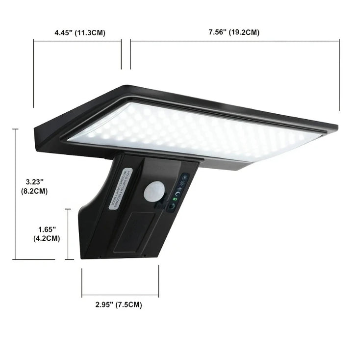 Solar Security Lights Solar Flood Lights Outdoor Waterproof with Motion Sensor 4 Modes 90 LEDs Wall Lights for Porch Yard Garden