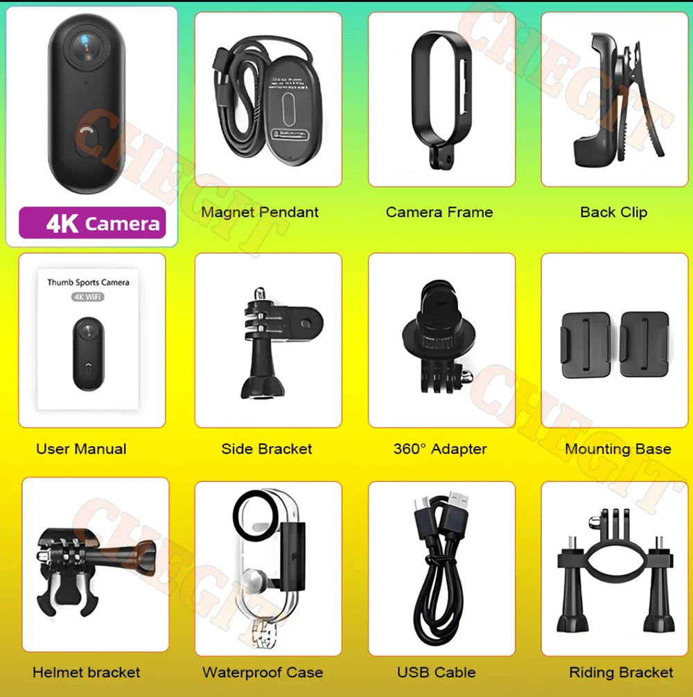4K FHD 1080P Outdoor Sports Camera