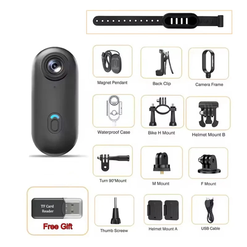 4K Outdoor Sports Camera 1080P Mini Camera