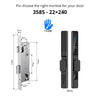 Slim 3.5cm Waterproof Aluminum Smart Door Lock