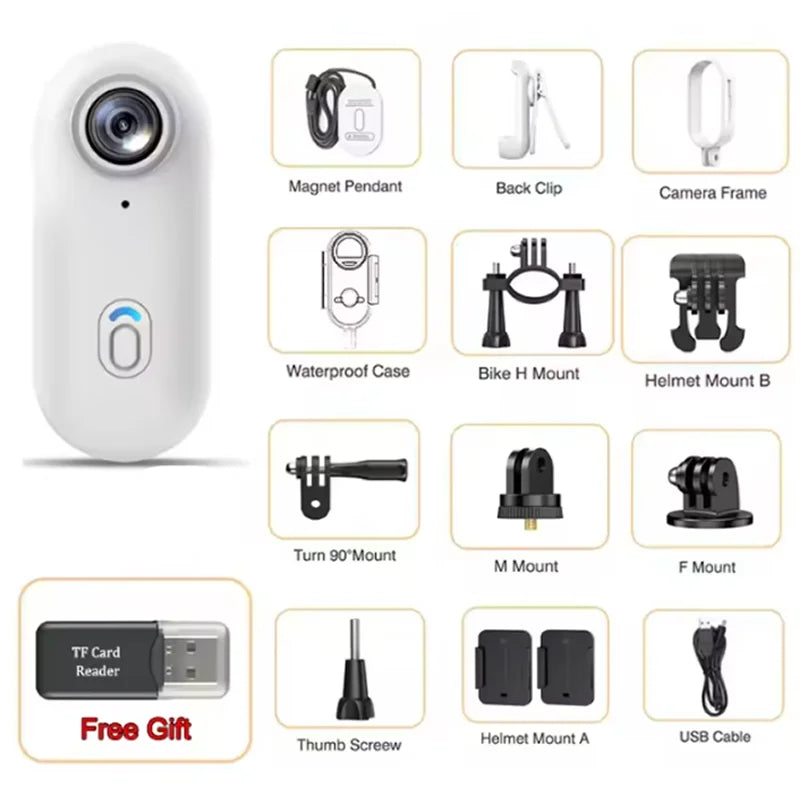4K Outdoor Sports Camera 1080P Mini Camera