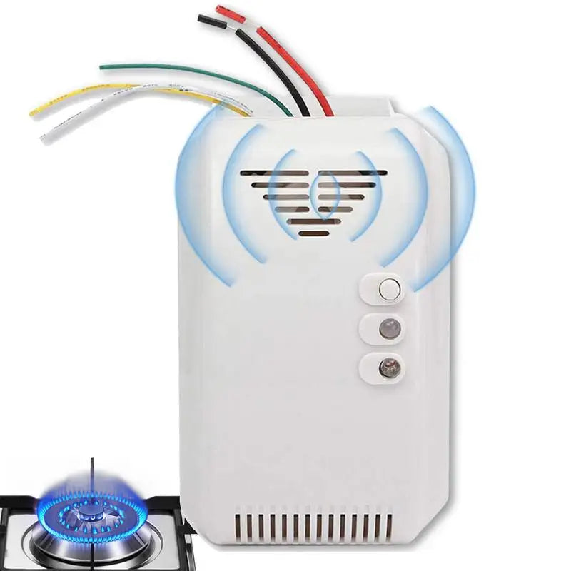 12V Gas Detector Sensor Alarm Propane Butan e LPG Natural Motor Natural Gas LN G Leakage Alarm Trailer RV Leak Detector Alarm