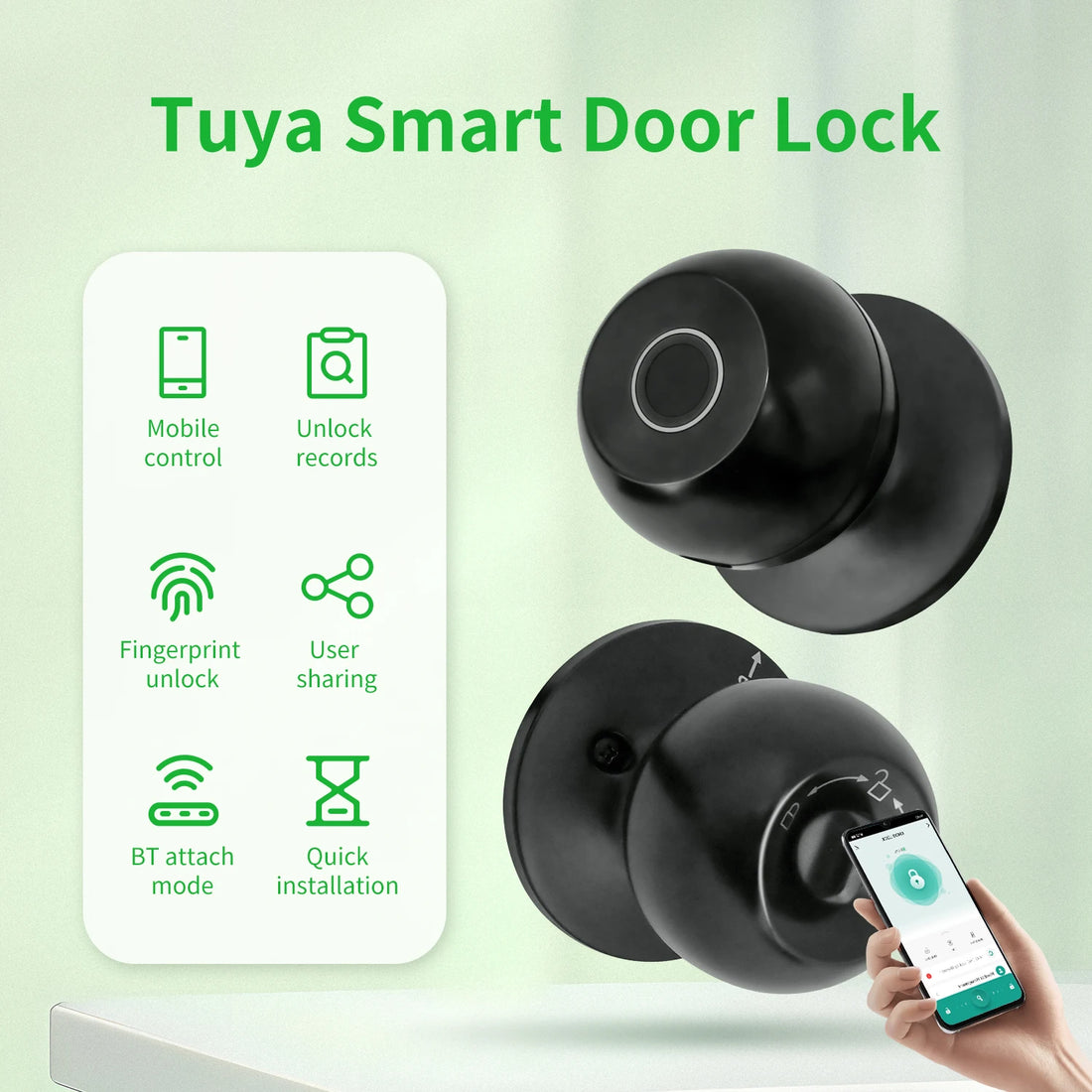 Remote Control Keyless Unlock Fingerprint Electronic Lock