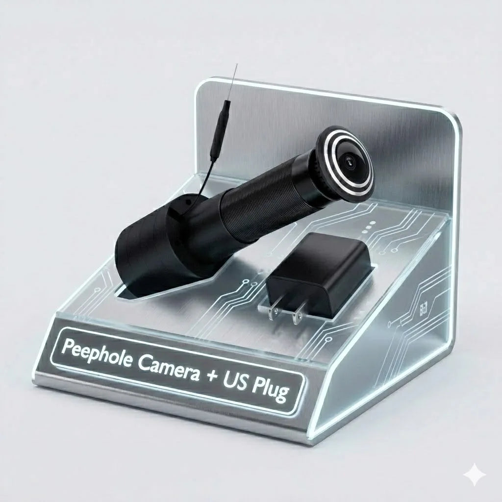 3MP 2K  WiFi Video Door Viewer Peephole Camera, 170° WideAngle