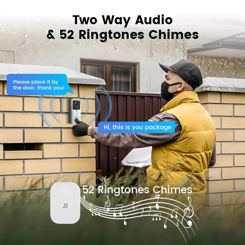Video Doorbell 5G 2.4G WiFi 1080P