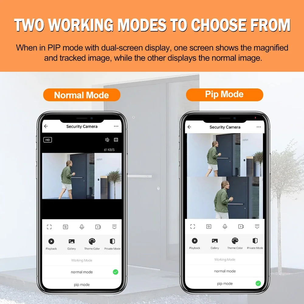 1080P HD Peephole Door Wifi Camera