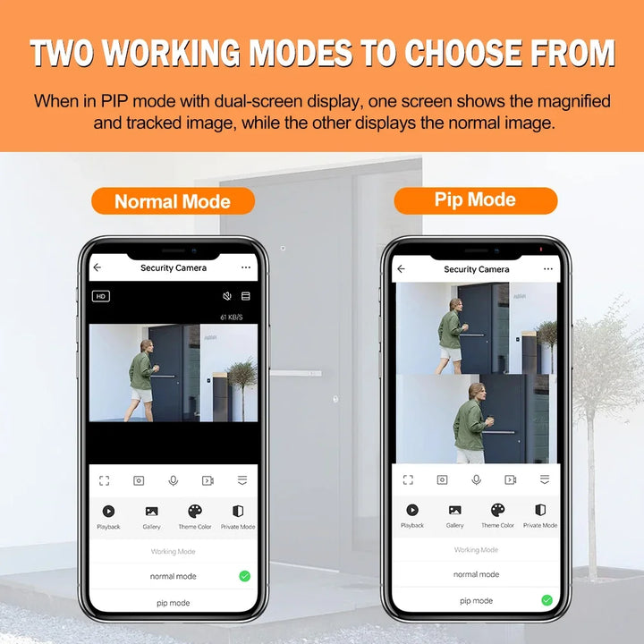 1080P HD Peephole Door Wifi Camera