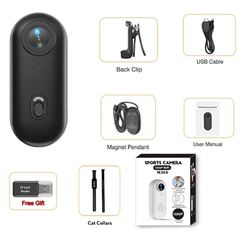 4K Outdoor Sports Camera 1080P Mini Camera