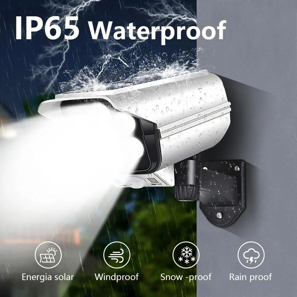 Solar Street Lights Outdoor Waterproof Security Motion Sensor LED Lamp with 3 Lighting Mode Solar Lights for Garden Path Decor