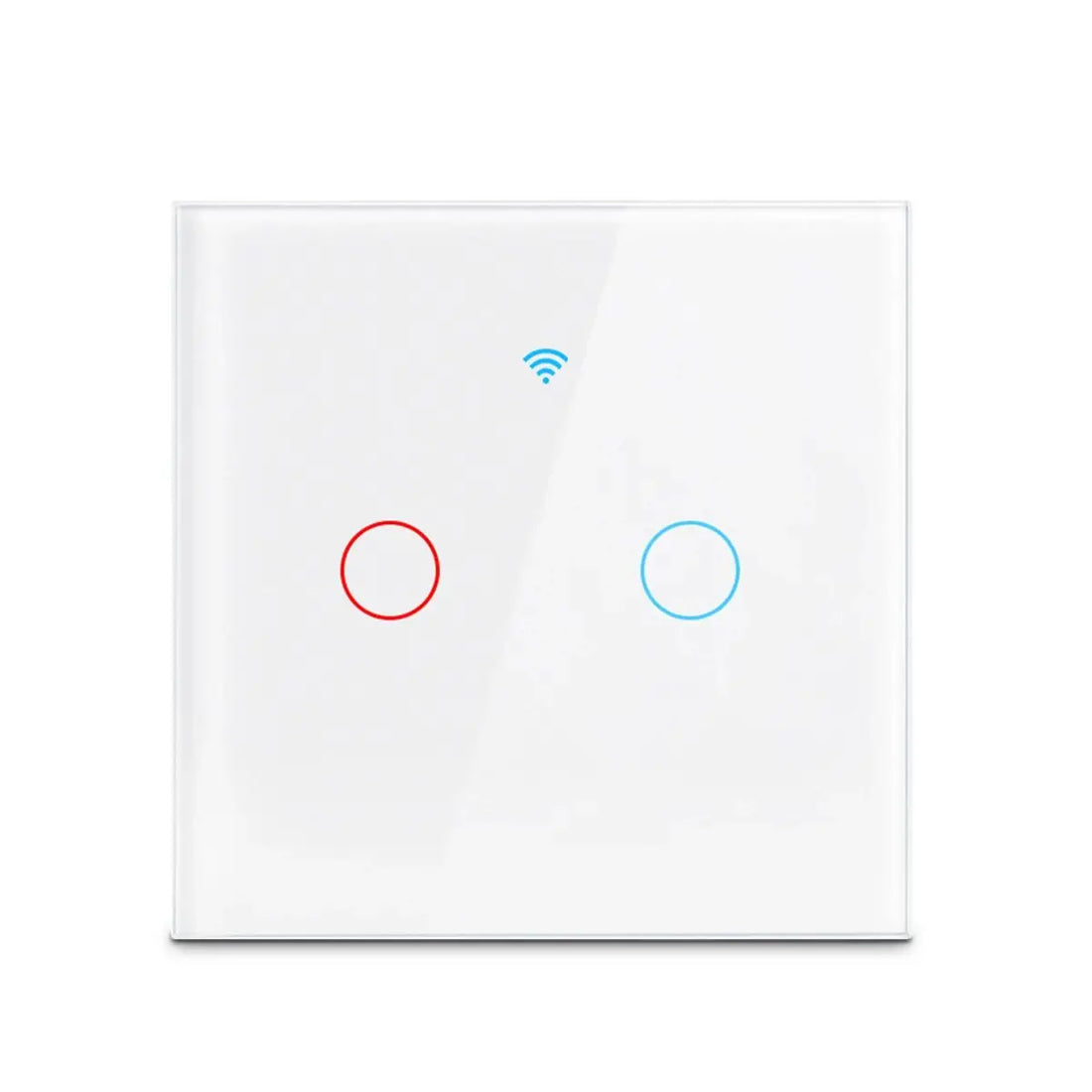 Wifi Smart Light Switch EU 1/2/3Gang Touch Light Switch No Neutral Wire Wall Light Switches Works with Tuya Smart Life App Alexa