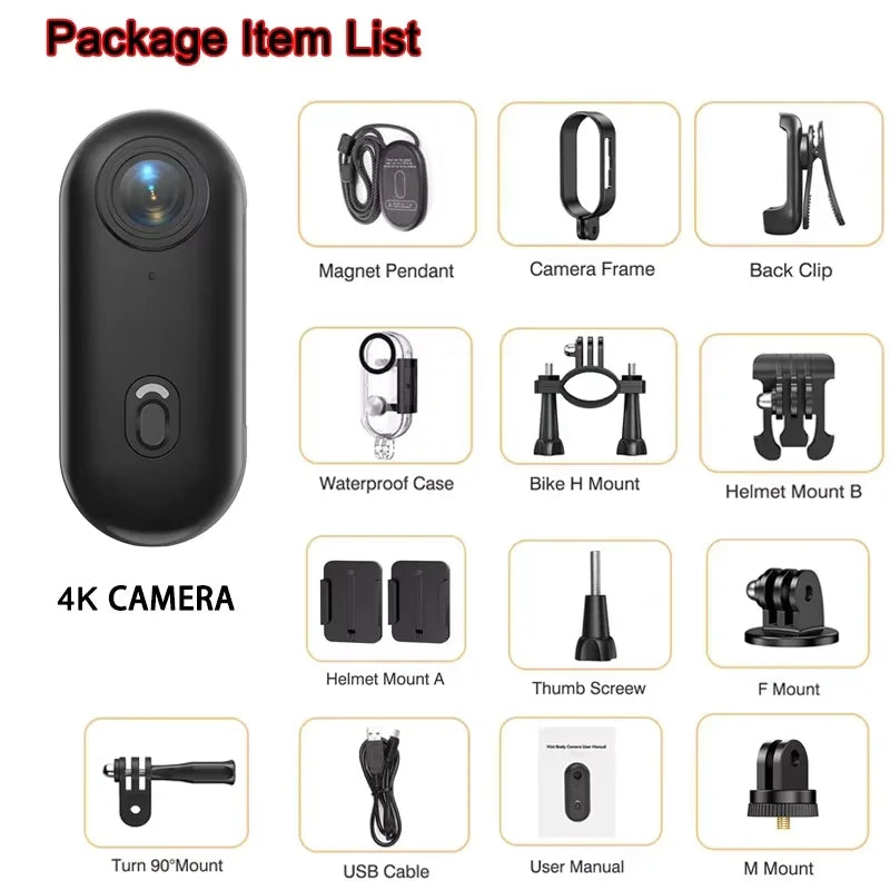 4K Outdoor Sports Camera