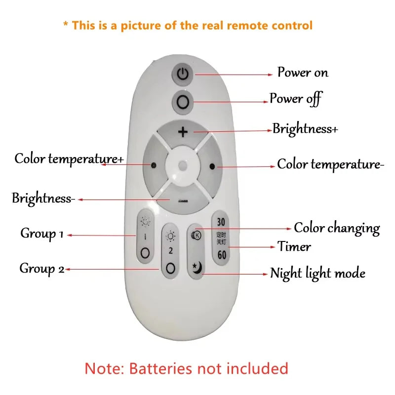 Smart LED Bulb E27 6W 9W 12W RF 2.4G Wireless Remote Control Night Light Timing Turn off Warm Cold Light Dimmable Led Lamp Bulb