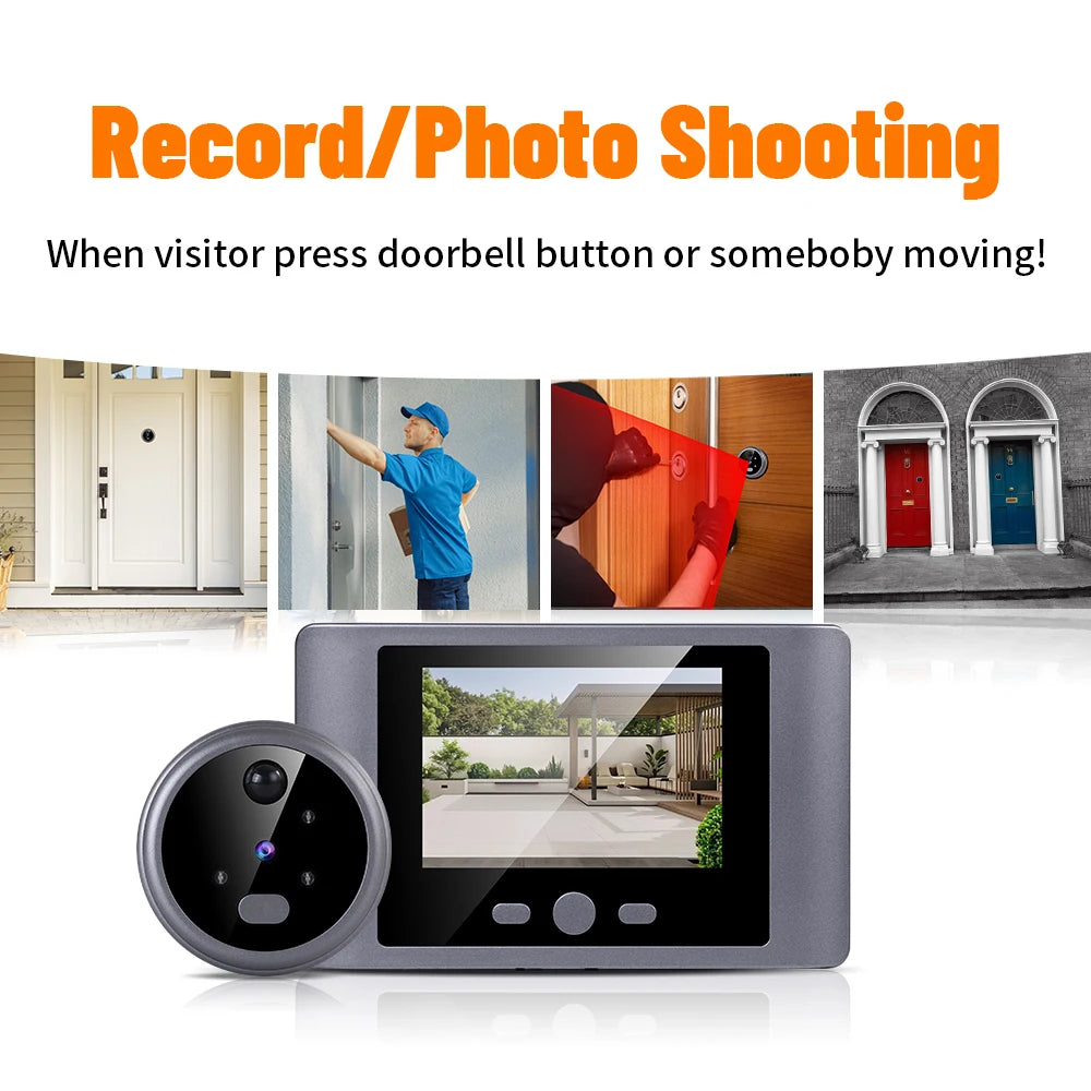 PIR Motion Detection Smart Peephole 2.8 Inch