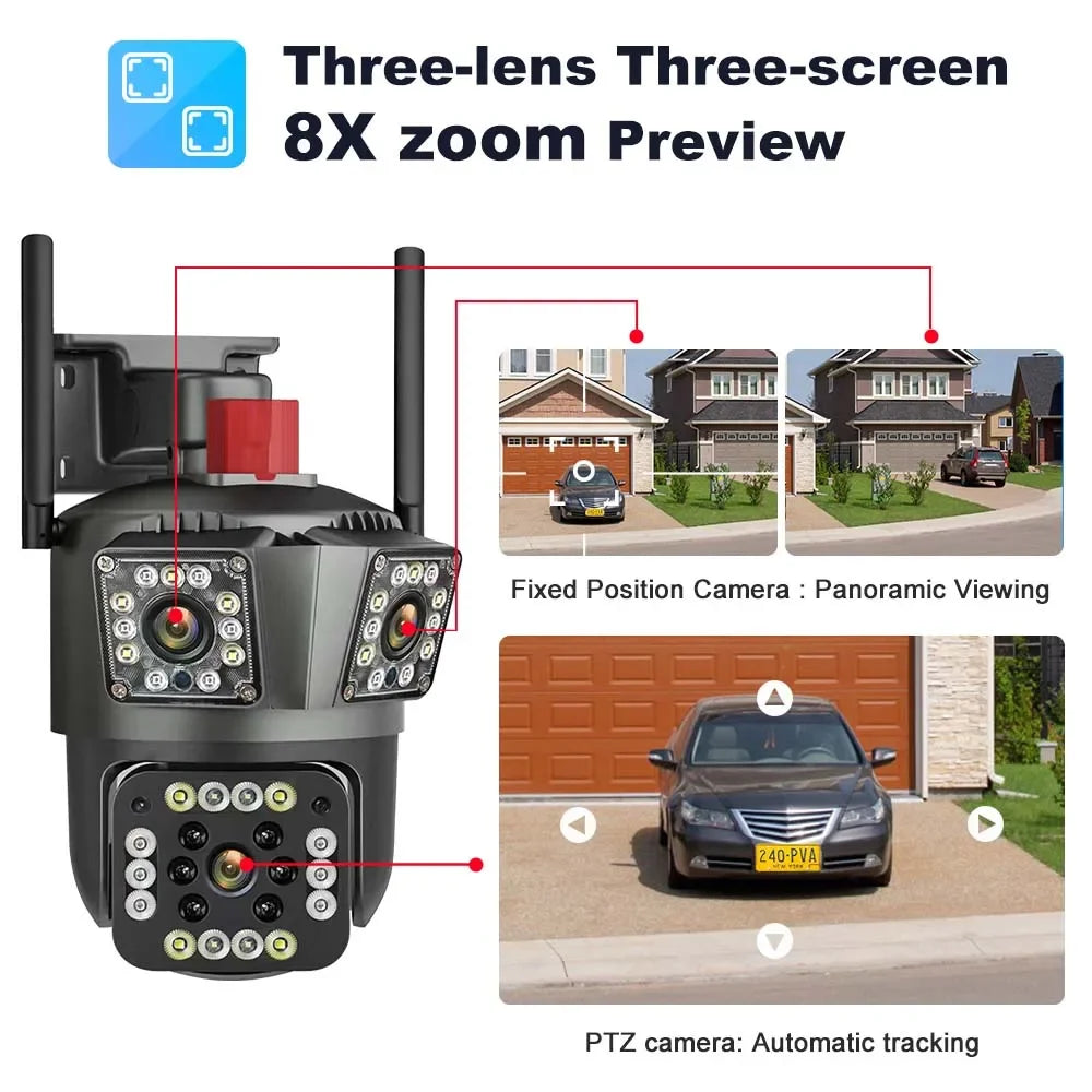 8K 12MP Outdoor WiFi Camera