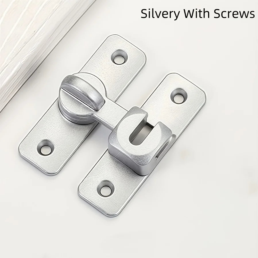 Anti-Theft Door Lock - 90°/180° Adjustable Sliding Pin