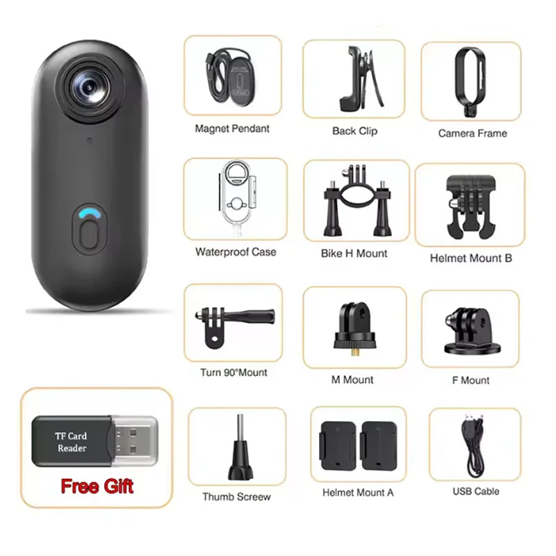 4K Outdoor Sports Camera 1080P Mini Camera