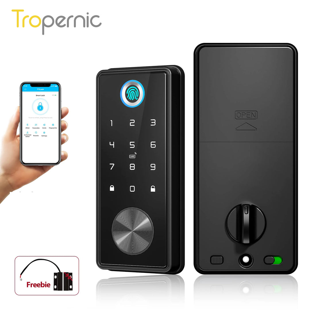 Smart Deadbolt Locks for Front Door Alexa WiFi