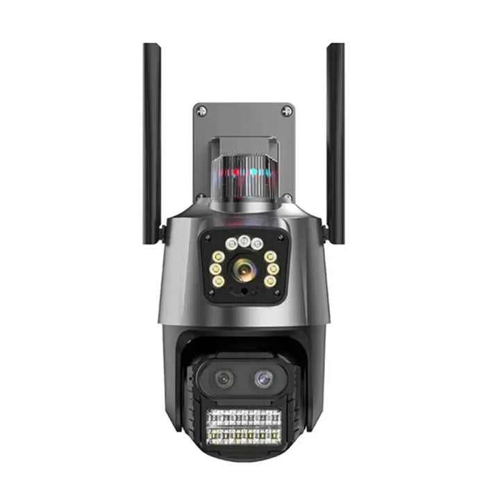 BTLIFE-Outdoor PTZ Camera 9MP 4K HD 8X Hybrid Zoom Triple Lens Dual Screen Wifi IP Camera Alarm CCTV Surveillance EU-Plug Durabl