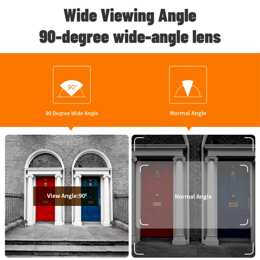 720P Smart Home Security Peephole Video Doorbell