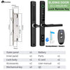 SmarDeer IP65 Waterproof Sliding Door Smart Lock,Tuya WiFi Broken Bridge Aluminum Sliding Door Fingerprint Lock