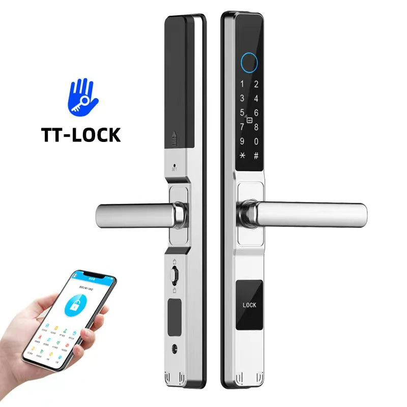 Slim 3.5cm Waterproof Aluminum Smart Door Lock