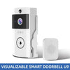 Outdoor Wireless Doorbell with Solar Cover Camera