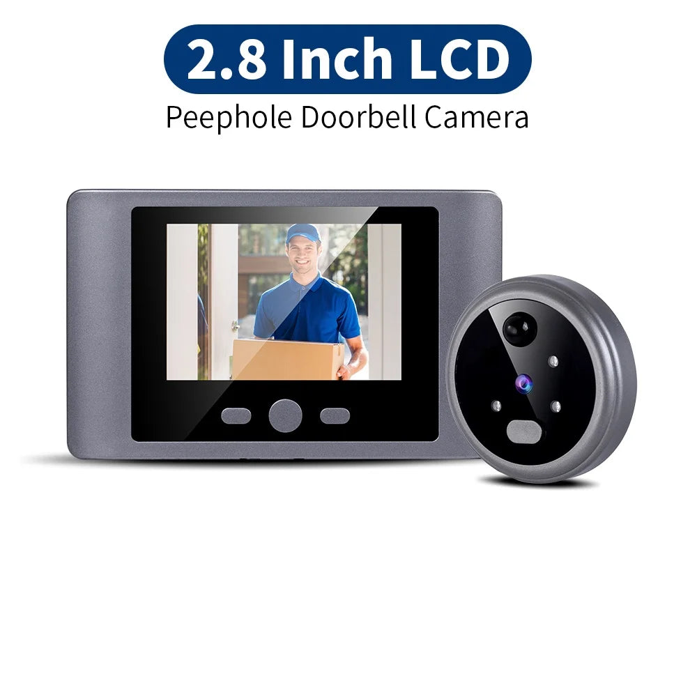 720P Smart Home Security Peephole Video Doorbell