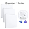 Smart Wifi Wireless Switch RF433 Self-Powered Push Button Wall Panels Remote Controller Light Switch Waterproof Wall Switches