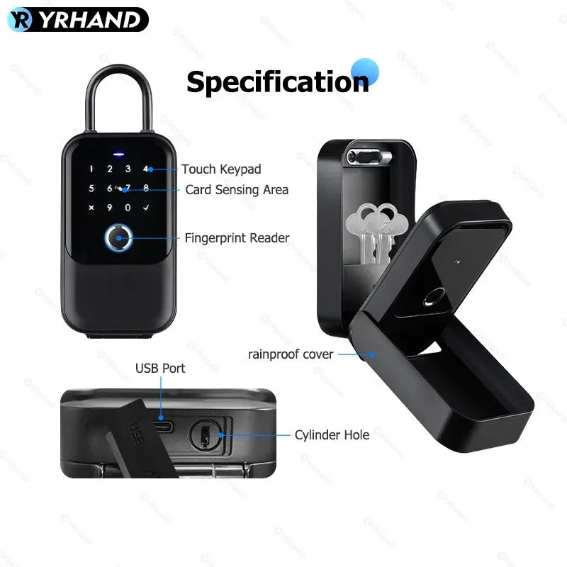 TTlock Smartkey Lock Box Home Key Wireless