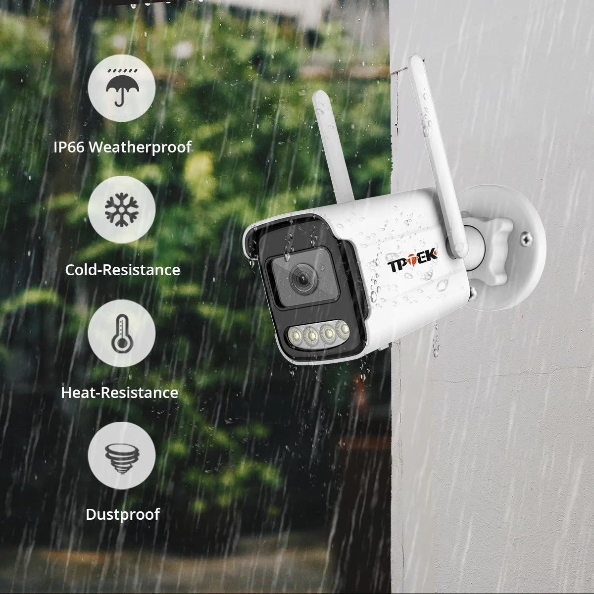 4K 8MP IP Camera Outdoor WiFi Security Camera