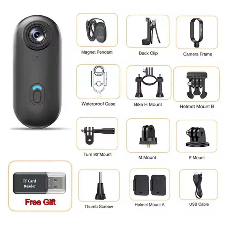 4K Outdoor Sports Camera 1080P Mini Camera