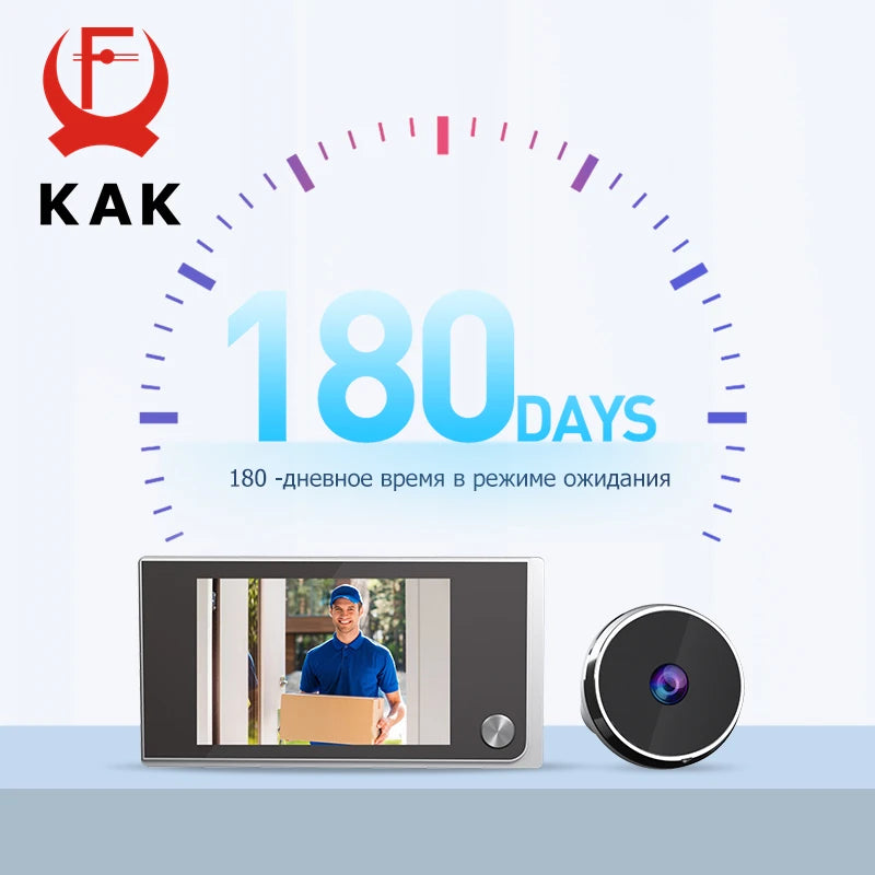 KAK Door Peephole Camera 3.5 Inch