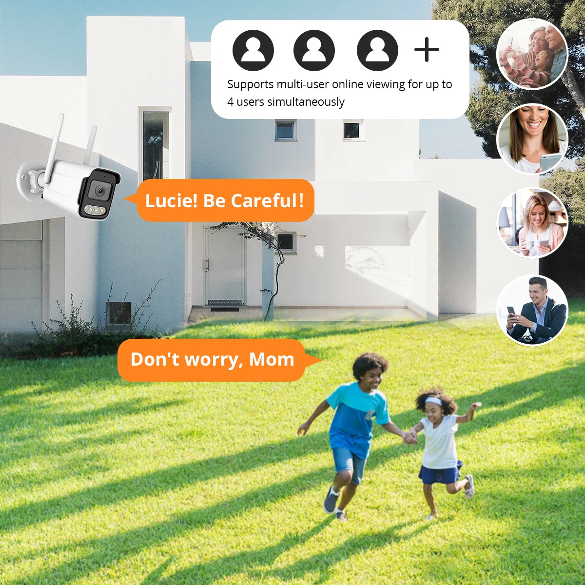 4K 8MP IP Camera Outdoor WiFi Security Camera