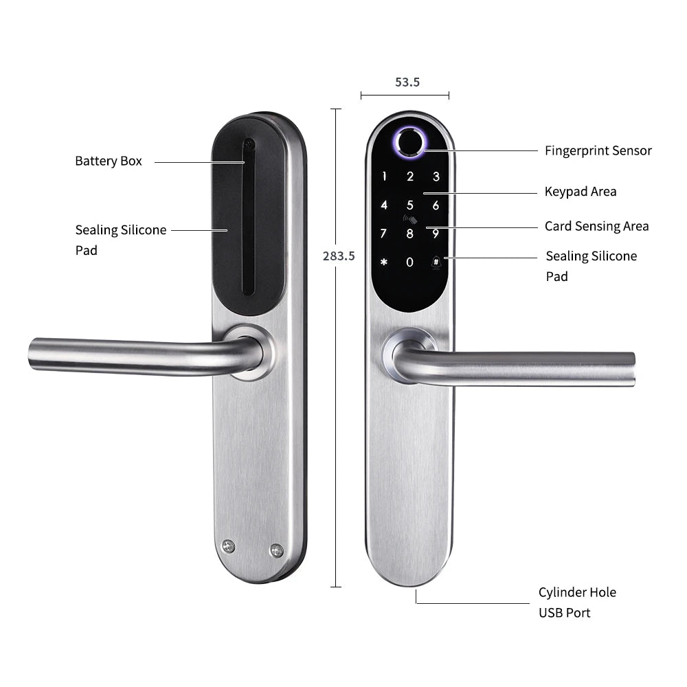 304 Stainless Steel Digital Smart Lock