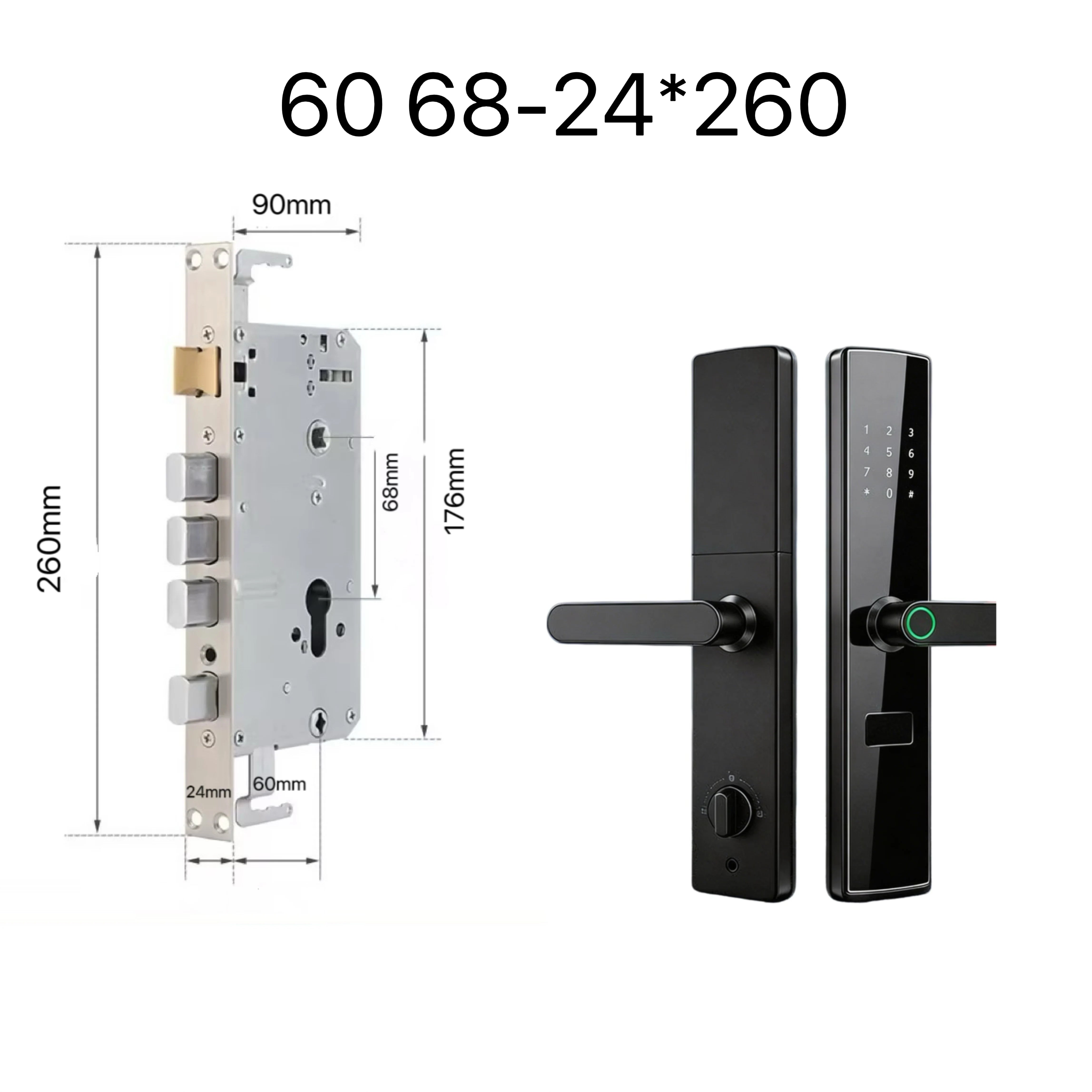 Smart Door Lock No Fingerprint