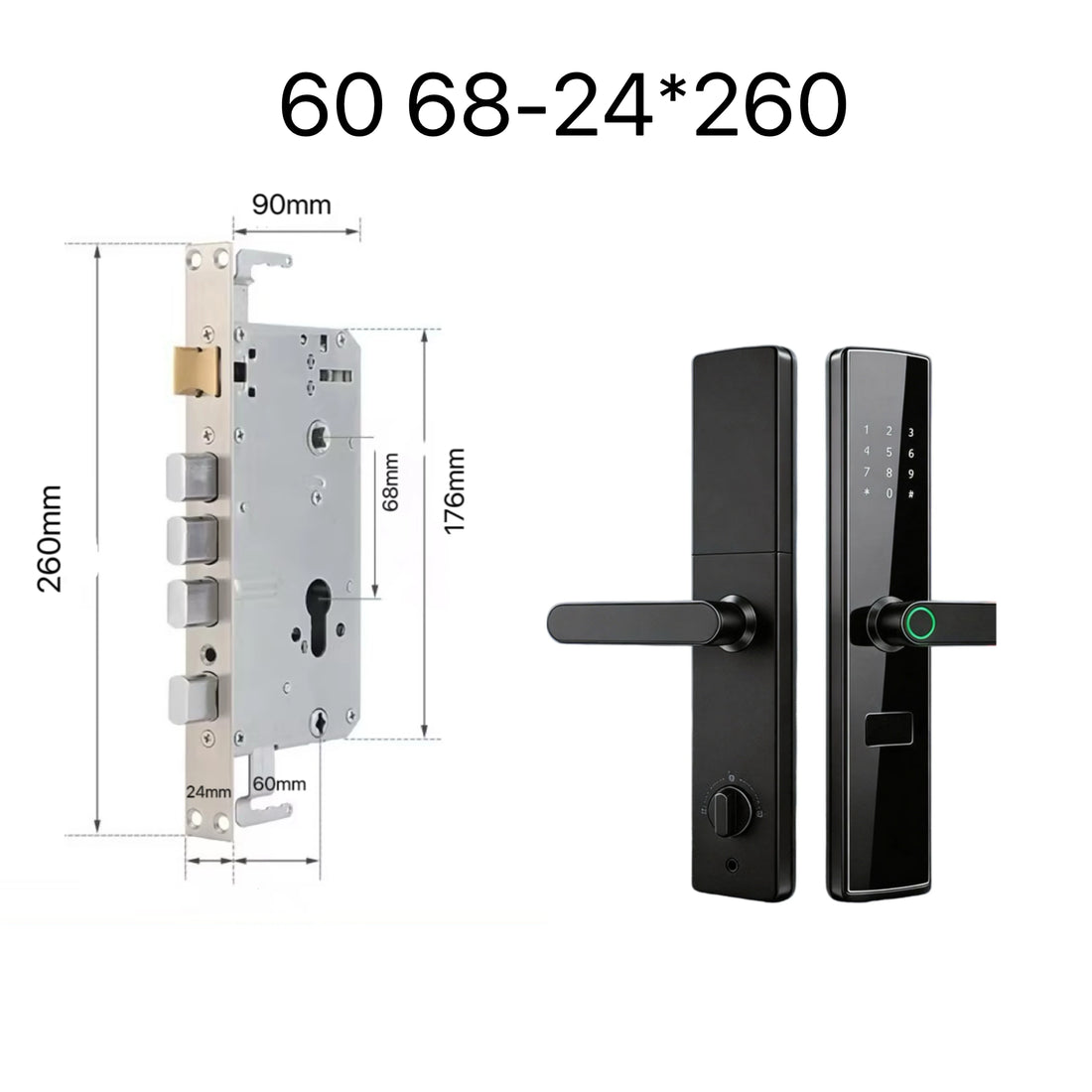Smart Door Lock No Fingerprint
