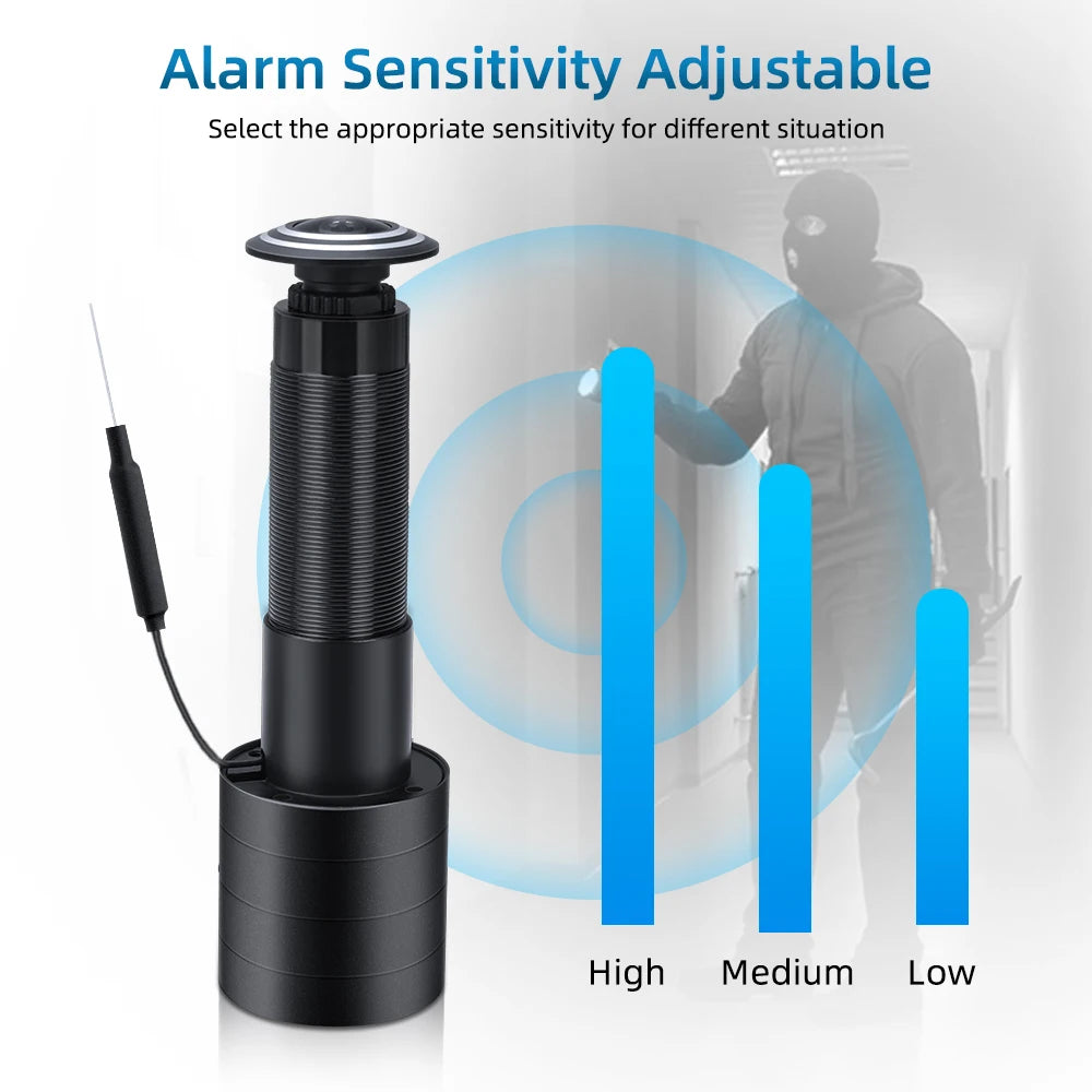 Sectyme Tuya Smart Home Digital Door Peepholes WiFi 1080P Doorbell Camera