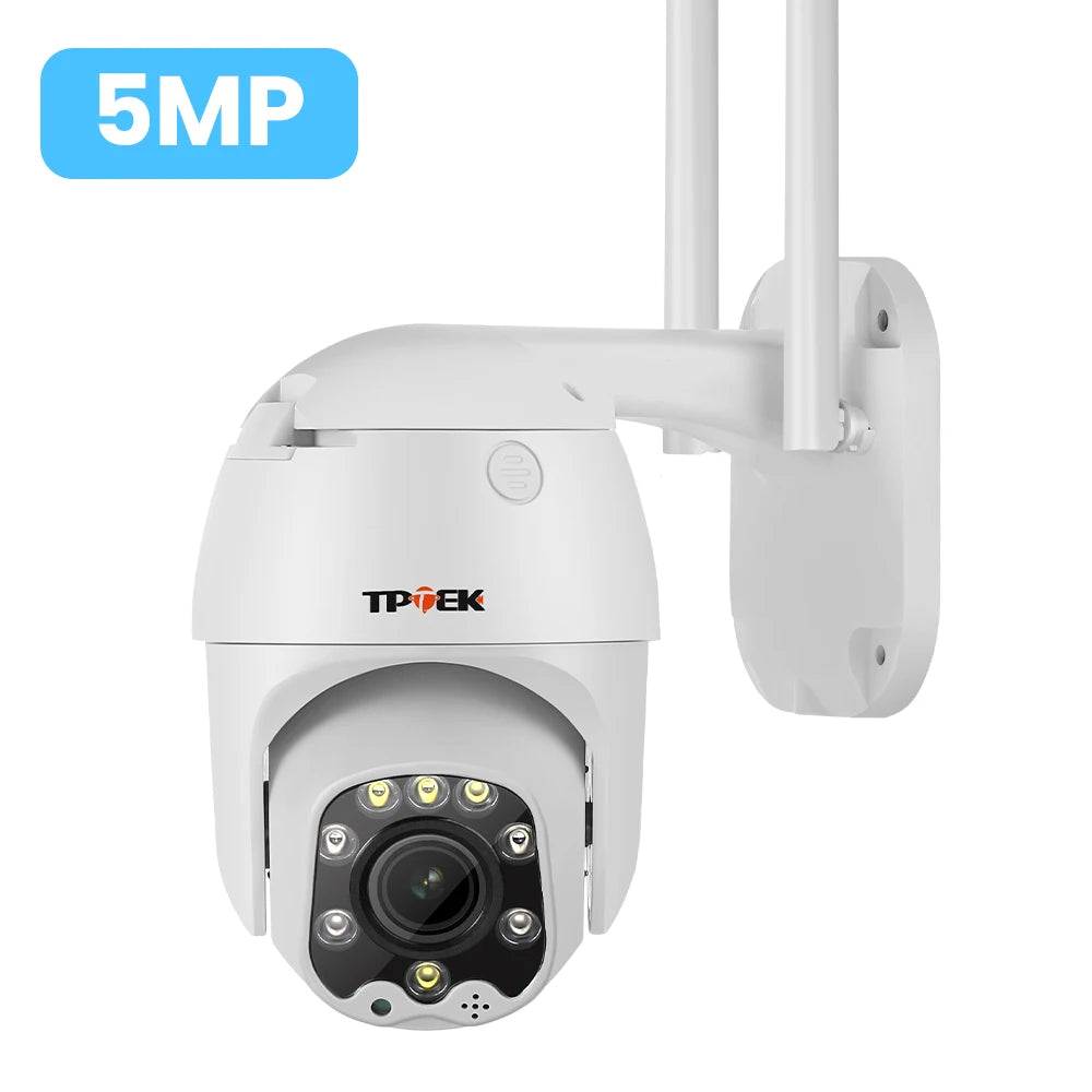 Wifi PTZ IP Camera 5MP 5X Optical Zoom Wi-Fi Security Outdoor CCTV Surveillance Speed Dome Video Camara Color Night Camhi Cam