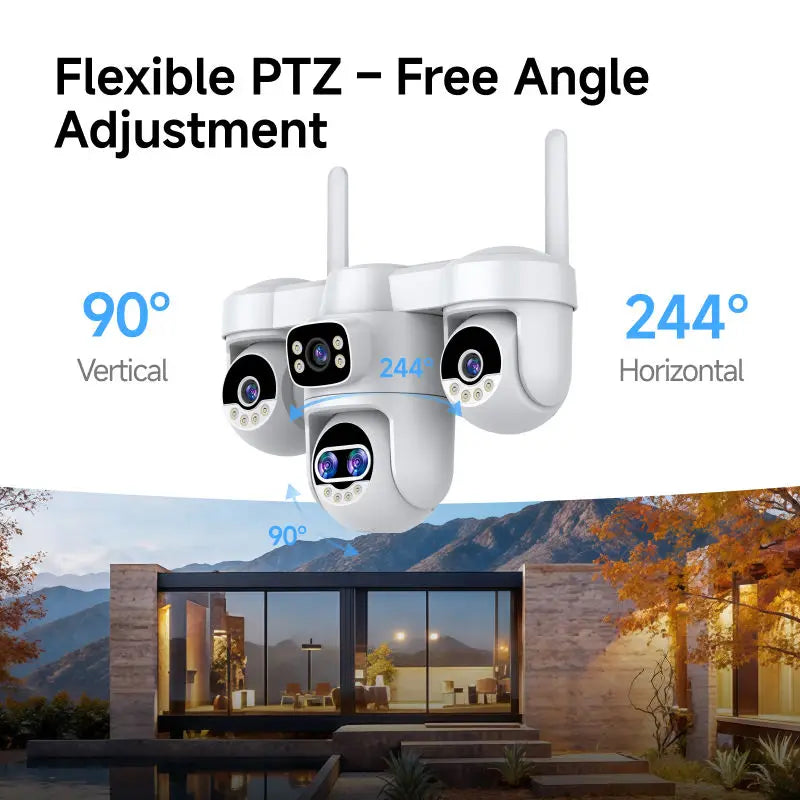 2.4G/5G WiFi Outdoor CCTV Camera