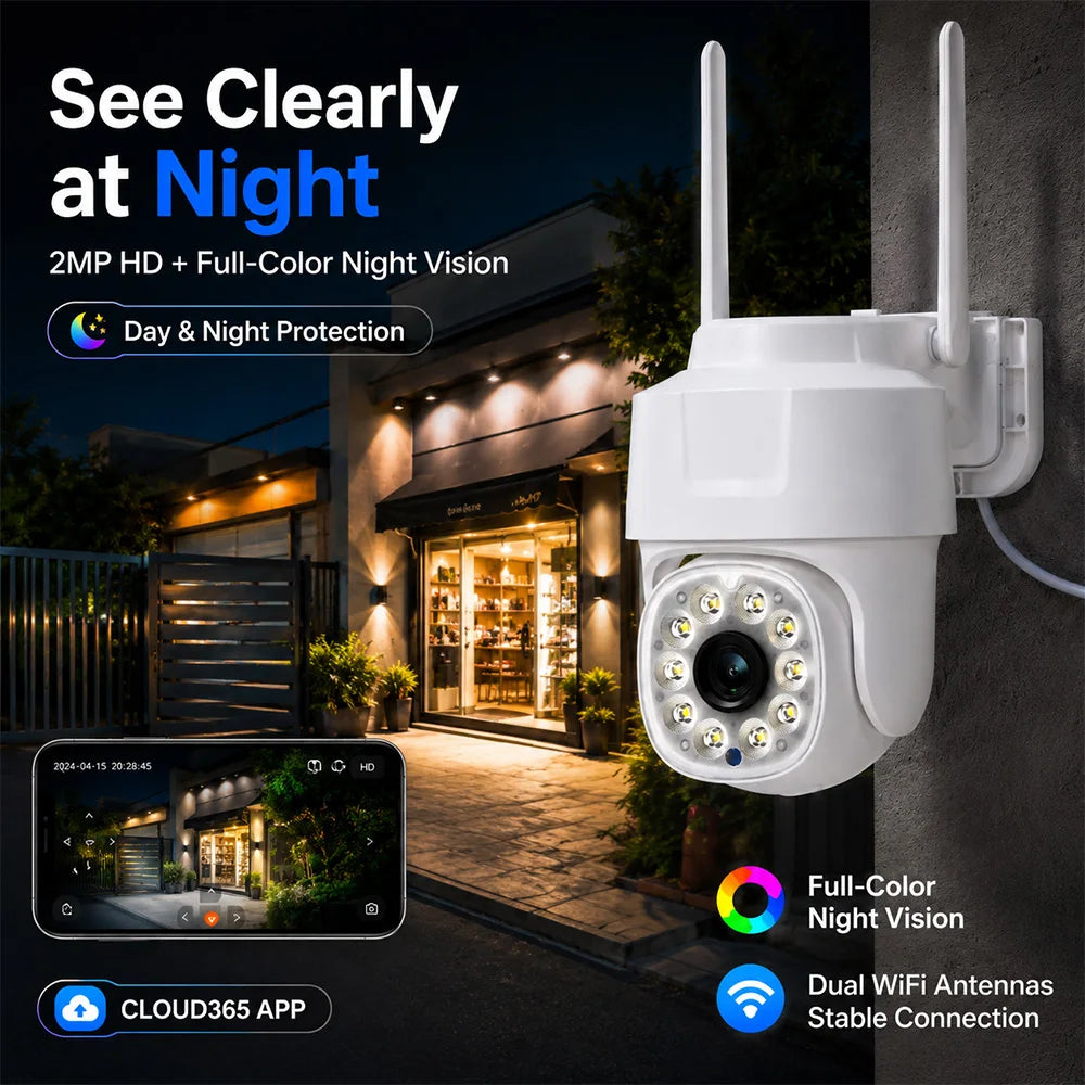 2MP HD Outdoor WiFi Camera