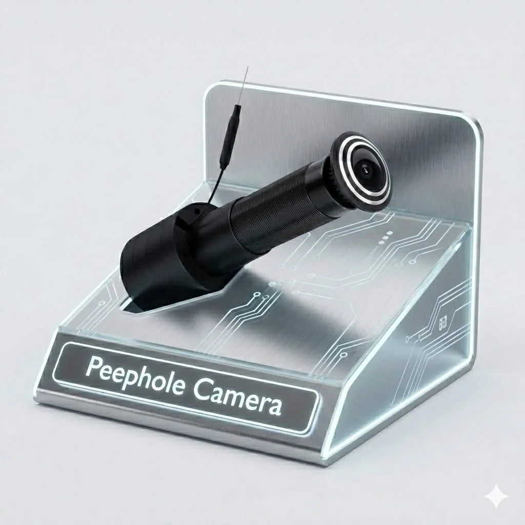 3MP 2K  WiFi Video Door Viewer Peephole Camera, 170° WideAngle