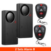 Awapow Wireless Vibration Bike Alarm With Remote Control Anti-Theft Door And Window Alarm 110dB Loud Home Bicycle Security