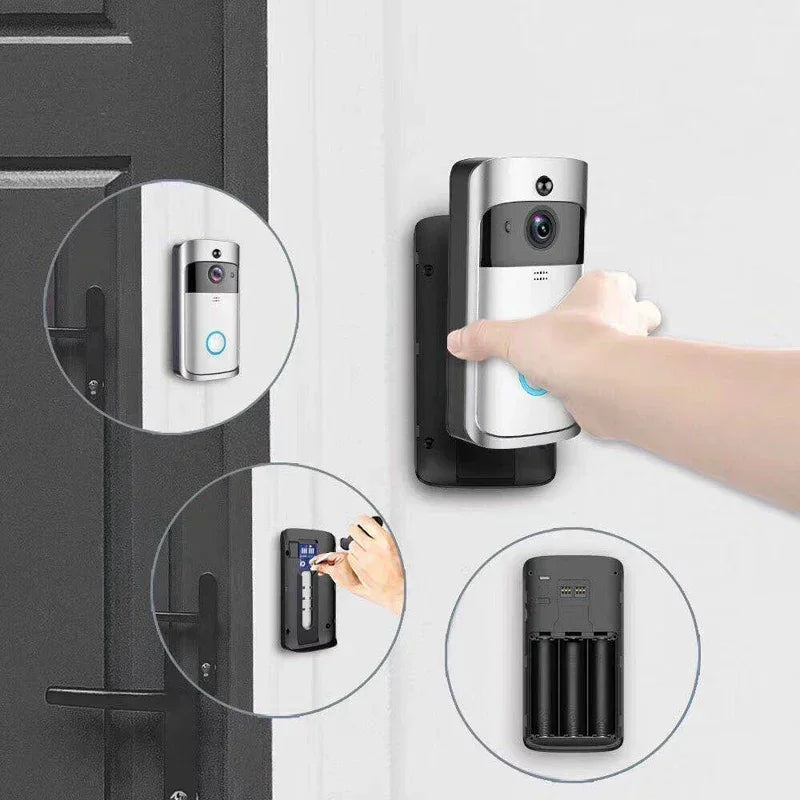 Video Doorbell Camera HD IR Alarm WiFi Doorbell