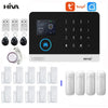 PG-103 Home Security Alarm System Wifi GSM Alarm Intercom Remote Control Autodial 433MHz Detectors IOS Android Tuya APP Control