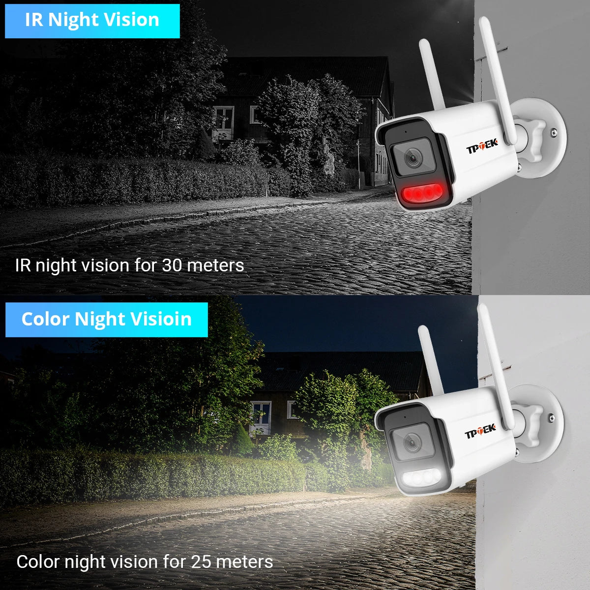 4K 8MP IP Camera Outdoor WiFi Security Camera