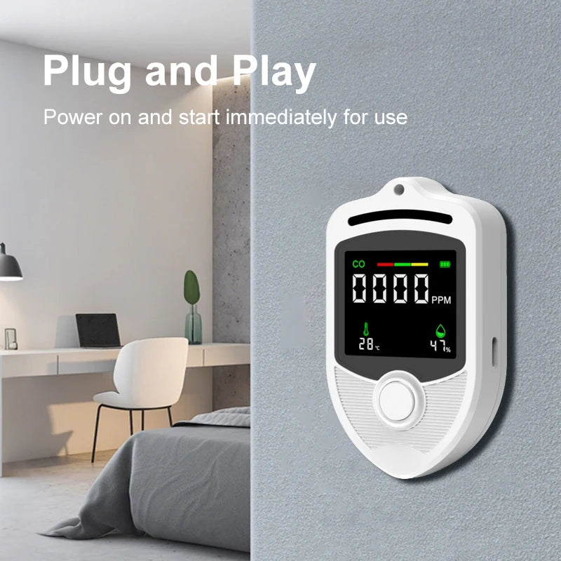 3-in-1 gas detector, used for carbon monoxide and combustible gases, industrial safety equipment tools