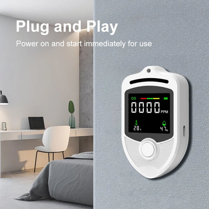 3-in-1 gas detector, used for carbon monoxide and combustible gases, industrial safety equipment tools