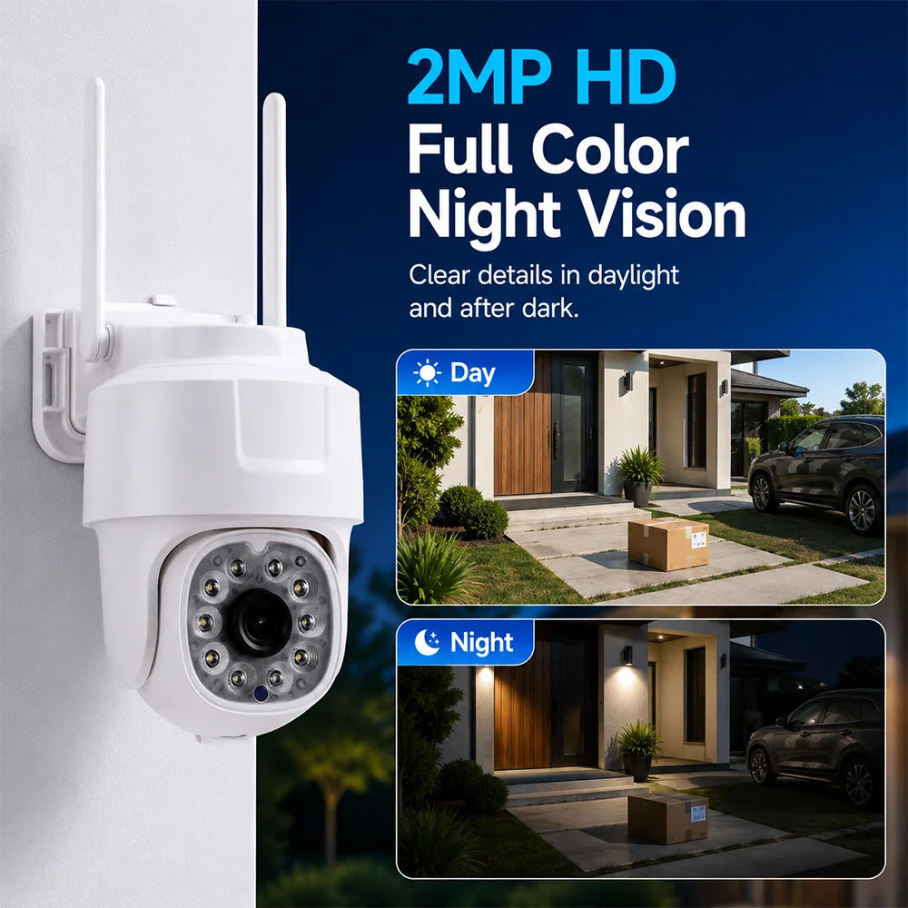 2MP HD Outdoor WiFi Camera