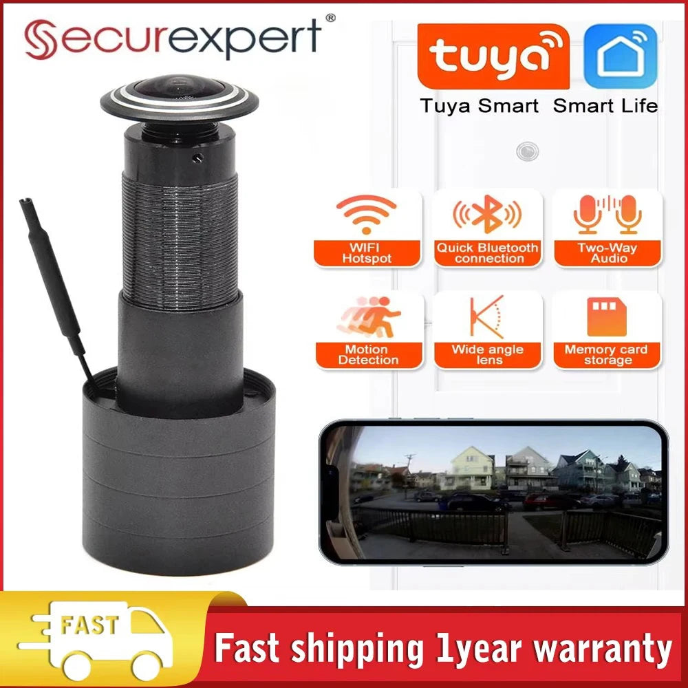 1080P HD Peephole Door Wifi Camera